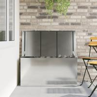 Buitenopslagdoos Zilver 100 x 50.5 x 50 cm Gegalvaniseerd staal - thumbnail