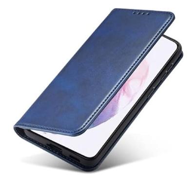 Casecentive Leren Wallet case Luxe Samsung Galaxy S21 blauw