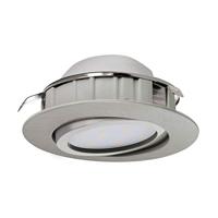 Eglo Led plafondspotPineda Round 6w - 3000K - 8,4cm nikkel - 95856 - thumbnail