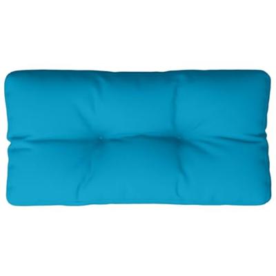 VidaXL Palletkussen 70x40x12 cm stof lichtblauw