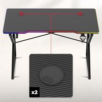 Huzaro Hero 1.7 RGB Black - gaming bureau - thumbnail