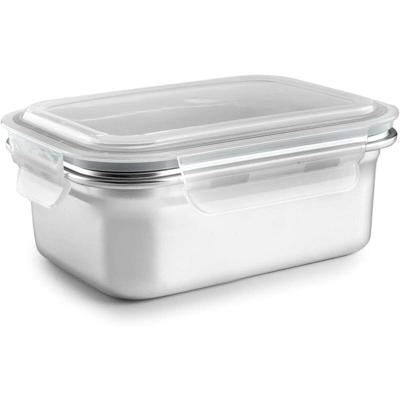 Lunchbox Ibili 669308 Zilverkleurig Roestvrij staal Rechthoekig 800 ml