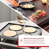 Solis 7910 Tafelgrill Raclette Gourmet voor 4 Personen Zwart/RVS - thumbnail