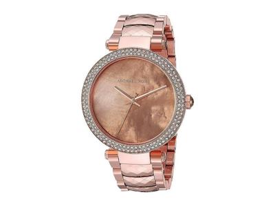 Michael Kors Dames Parker gekristalliseerd Rosegouden horloge MK6426