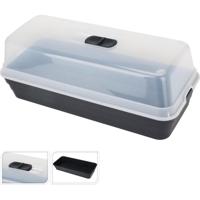 Kweekbak 53x23x20 cm Antraciet/Transparant - thumbnail