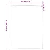 Gordijnen voile met roedezakken 2 st turkoois - thumbnail