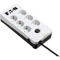 Eaton PB6D Overspanningsbeveiliging 6 AC-uitgang(en) 220-250 V Zwart, Wit - thumbnail