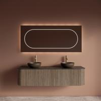 Badkamermeubelset Gliss Design Alluro 160 cm Corn Silk - thumbnail