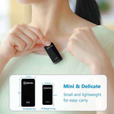 Boya ultra-compacte draadloze microfoon by-xm6-s1 mini