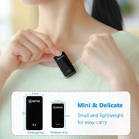 Boya ultra-compacte draadloze microfoon by-xm6-s1 mini - thumbnail