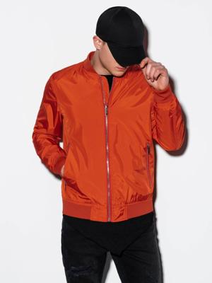 Ombre - Heren Tussenjas - Brickrood - Voorzakken met ritsen - Polyester Ombre - Heren Tussenjas - Brickrood - Voorzakken met ritsen - Polyester