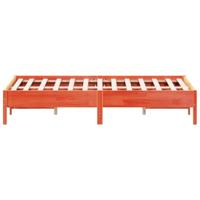 Bedframe massief grenenhout wasbruin 120x200 cm - thumbnail