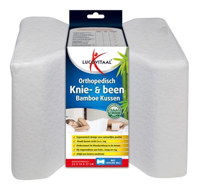 Lucovitaal Orthopedisch Knie & Been Bamboe Kussen Lucovitaal Orthopedisch Knie & Been Bamboe Kussen
