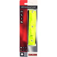 Simson reflectie armband 4-led incl. batterijen op kaart - thumbnail