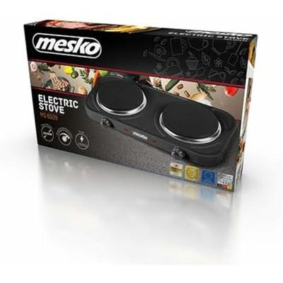 Mesko Home MS 6509 kookplaat Zwart Aanrecht Gesealde plaat 2 zone(s)