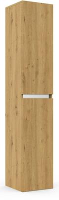 Saqu Gaia hoge kast rechts 35x34x180cm naturel eiken