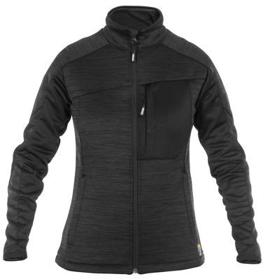 DASSY midlayer vest convex women grijs/zwart 2xl