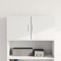 Wandkast 80x42,5x40 cm bewerkt hout wit - thumbnail