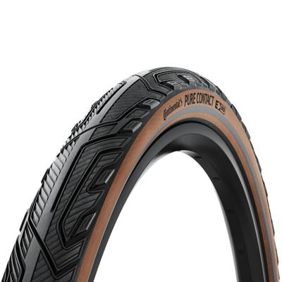Continental "pure contact" buitenband tyre conti pure contact 50-622 bl/coffee/reflex