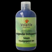 Volatile Massageolie sesam ontspanning 250 Milliliter - thumbnail