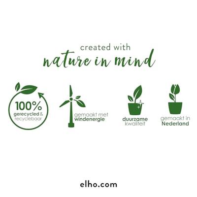 Bloempot Elho Zwart Ø 78 cm Plastic Rechthoekig Modern