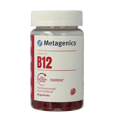 Metagenics Vitamine B12 500mcg Frambozensmaak 60 Gummies