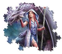 Clementoni legpuzzel anne stokes dragon mage, 1000st. - thumbnail