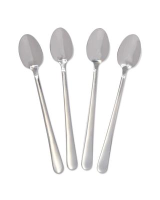 HEMA Lange lepels 19cm Sydney - 4 stuks (zilver)