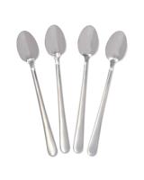 HEMA Lange lepels 19cm Sydney - 4 stuks (zilver) - thumbnail