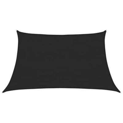 VidaXL Zonnezeil 160 g/m² 3/4x2 m hdpe zwart VidaXL Zonnezeil 160 g/m² 3/4x2 m hdpe zwart