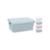 Diversen Opbergdoos 7000ml met deksel 4ass kleuren 274x22 - thumbnail