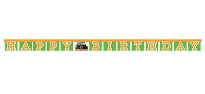 Haza Witbaard tractor letterslinger happy birthday