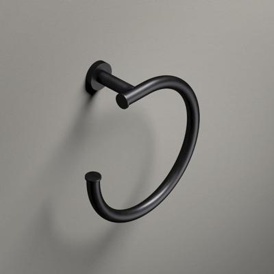 Handdoekring Hotbath Cobber Mat Zwart Handdoekring Hotbath Cobber Mat Zwart