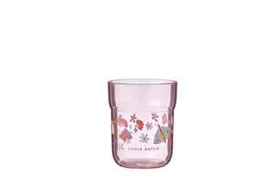 Mepal Kinderglas Little Dutch Flowers and Butterflies 250 ml Roze