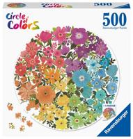 Ravensburger Circle of colors puzzels - flowers, 500st. - thumbnail
