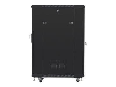 Lanberg FF01-6822-12B rack 22U Vrijstaande rek Zwart Lanberg FF01-6822-12B rack 22U Vrijstaande rek Zwart