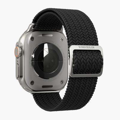 Vonmählen Woven Loop For Apple Watch 40 - 41 - 42mm One Size Silver/Black