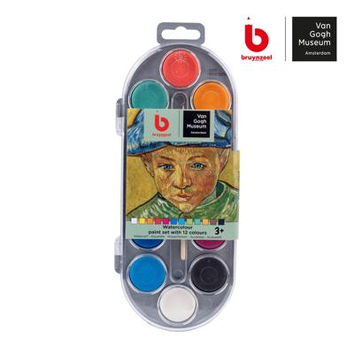 Bruynzeel Xvan gogh museum aquarelverfset met penseel