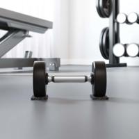 Rubberen Roller Zwart 200 x 5 x 0,6 cm Rubber - thumbnail