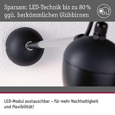 Paulmann Kikolo 94773 LED-buitenlamp (wand) LED 6.2 W Antraciet Paulmann Kikolo 94773 LED-buitenlamp (wand) LED 6.2 W Antraciet