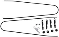 CONTEC spatbordstangen bevestigingsset "splash protect dlx" ct strut set f. splash prot. dlx 48/55mm black - thumbnail