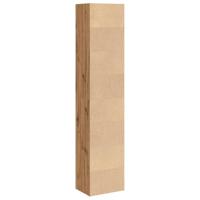 Boekenkast 40x30x189 cm bewerkt hout artisanaal eikenkleurig - thumbnail