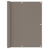 Balkonscherm 120x600 cm oxford stof taupe - thumbnail