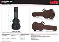 Gator Cases GW-SG-BROWN houten koffer voor Gibson® SG® - thumbnail