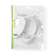 Netwerkkabel CAT5e UTP | RJ45 (8P8C) male - RJ45 (8P8C) male | 3,0 m | Wit - thumbnail
