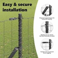 VidaXL Hek met paal grijs 1,6 x 10 m staal en pvc - thumbnail