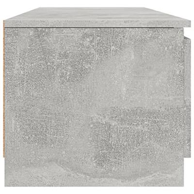 Tv-meubel 140x40x35,5 cm bewerkt hout betongrijs