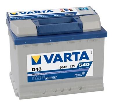 Varta Accu Blue Dynamic D43 60 Ah 5601270543132