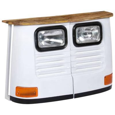 Dressoir vrachtwagen massief mangohout wit
