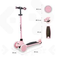 MONDO On and Go Tripper Scooter - Roze - thumbnail